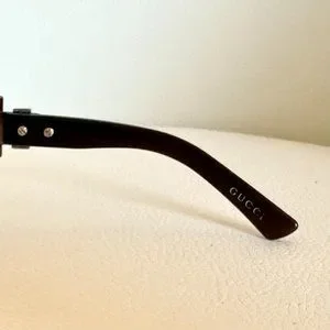 Gucci | Accessories | Gucci Bow Oversized Sunglasses Brown  display picture 1